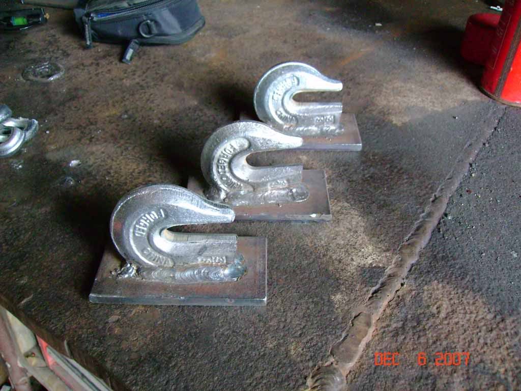 Welding Bucket Hooks!